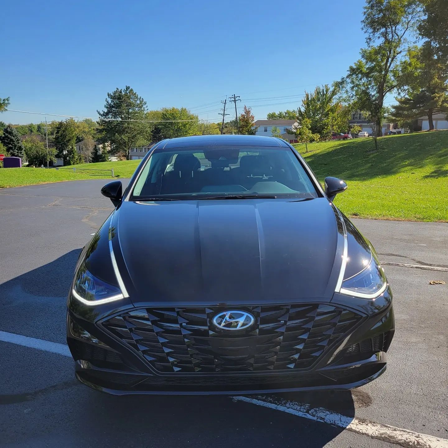 Black Hyundai sedan