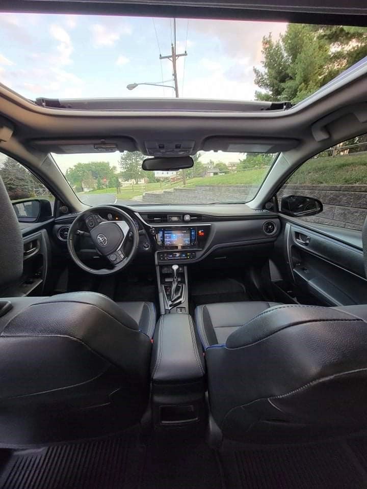 Toyota vehicle interior rear seats